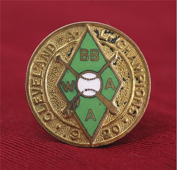- Rare 1920 Cleveland Indians World Series Press Pin