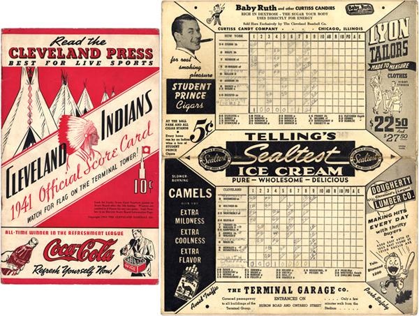 NY Yankees, Giants & Mets - 1941 Joe DiMaggio's Hitting Streak Is Stopped Program