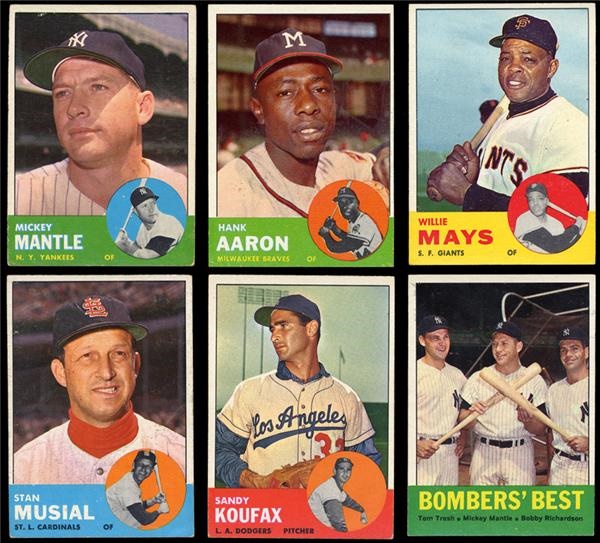 - 1963 Topps Baseball Set (No Rose Rookie)