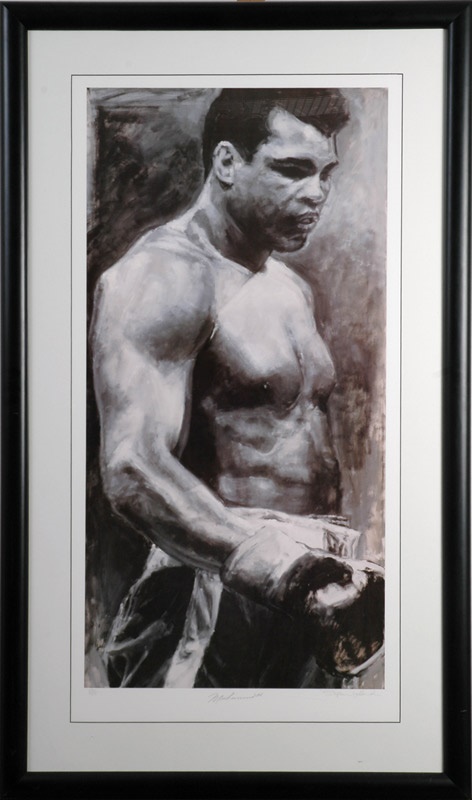 - Muhammad Ali Signed Lithograph by Stephen Holland