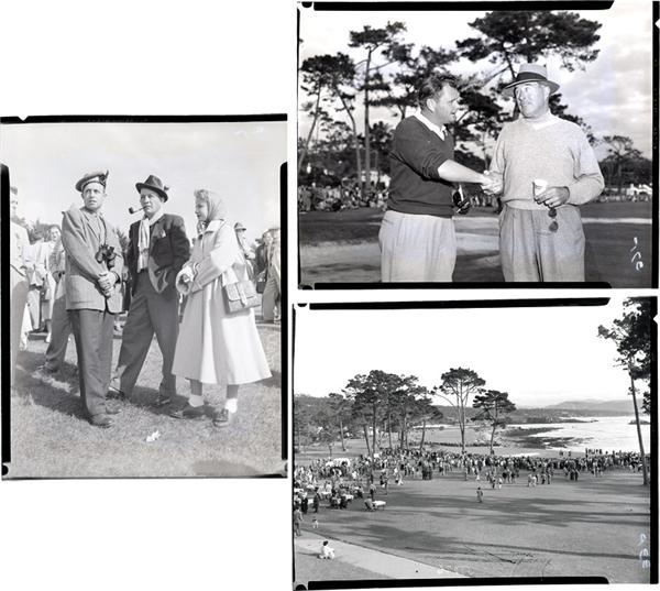 Golf - 1954 Bing Crosby Golf Tournament Original Negatives with Byron Nelson (20 negs)