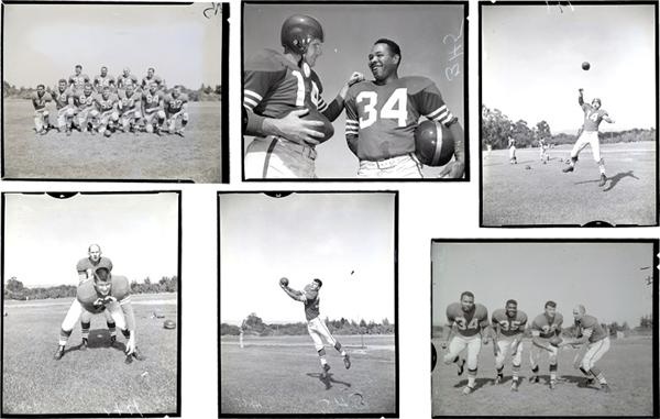Football - 1954 S.F. 49ers First Practice Original Negatives (35 negs)