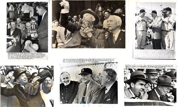 Presidential Baseball - The Dwight Eisenhower Baseball Collection (8 photos)