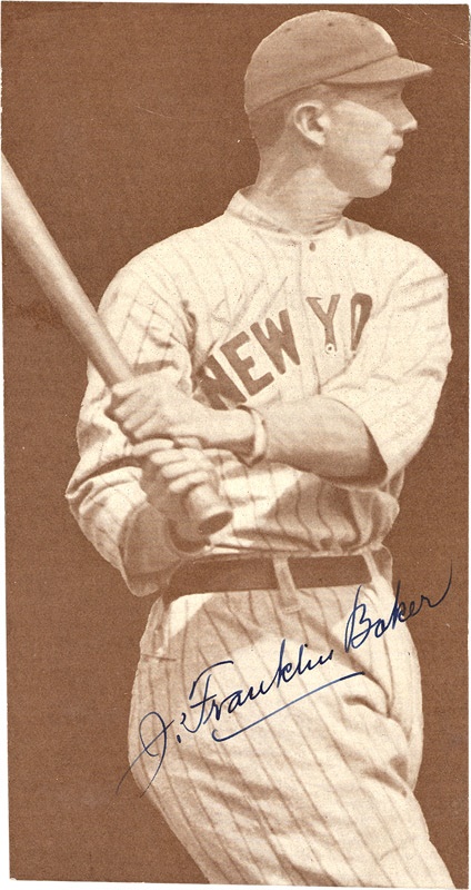 Baseball Autographs - J. Franklin Baker Signed Photo