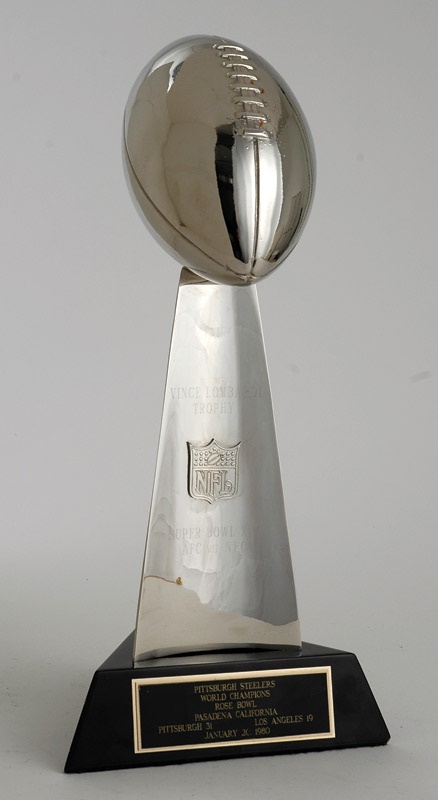Football - 1980 Pittsburgh Steelers Super Bowl Trophy