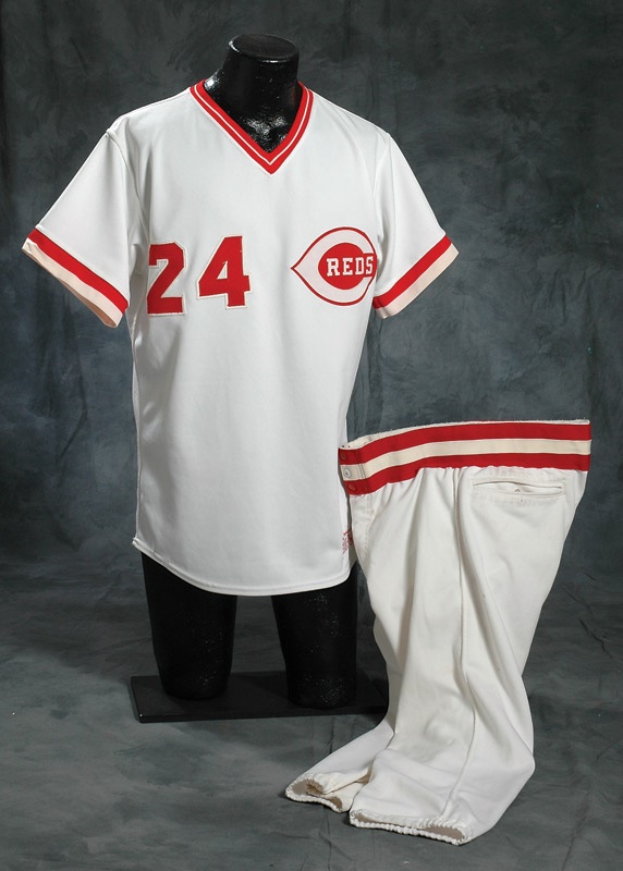 Tony Perez 1986 Cincinnatti Reds Complete Game Used Home Uniform