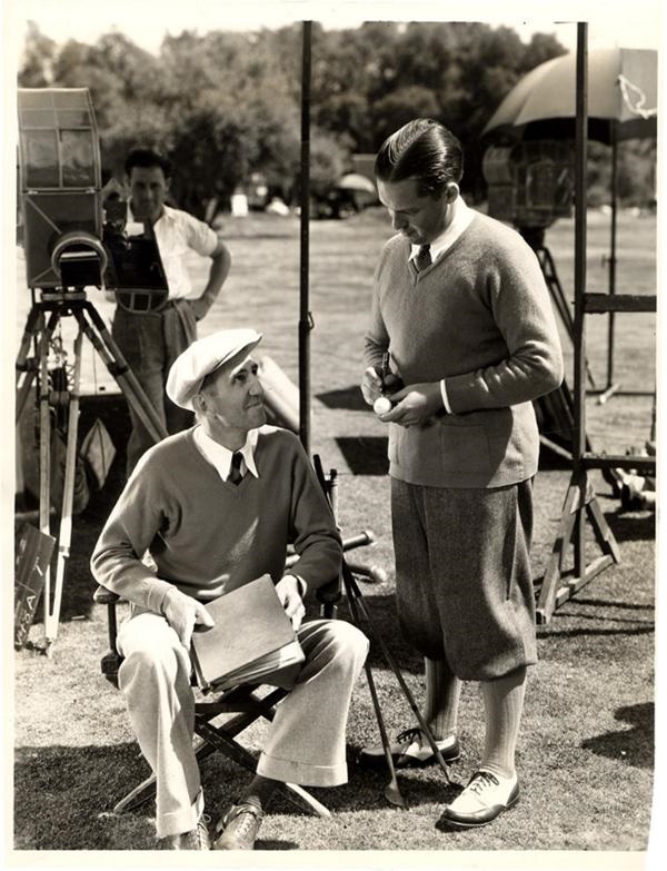 Golf - Bobby Jones Autographing a Golf Ball (1931)