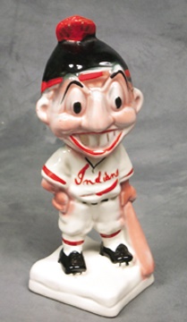 Cleveland Indians - Circa 1948 Chief Wahoo Stanford Pottery Bank