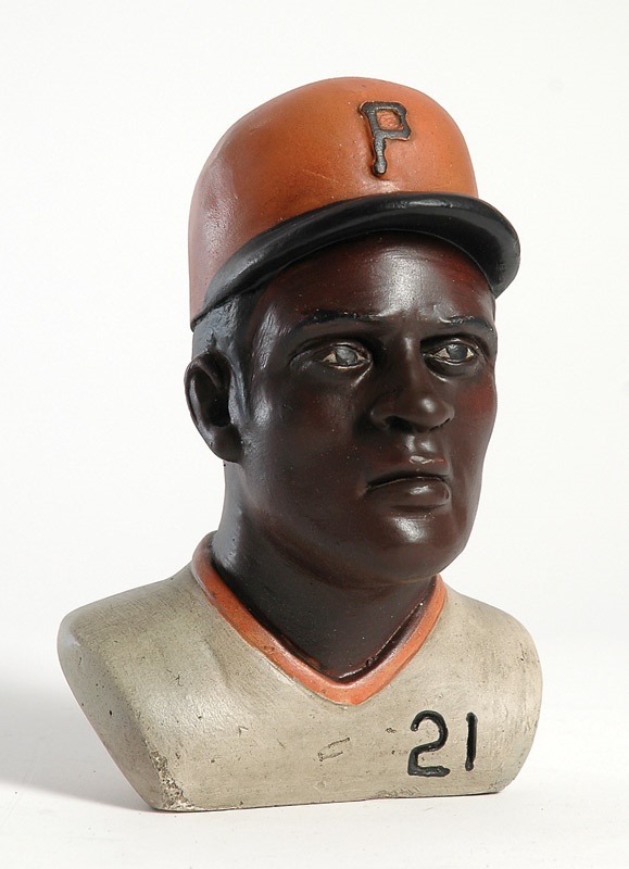 Clemente and Pittsburgh Pirates - Rare Roberto Clemente Bust by Juan Simon (1972)