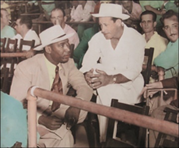 Cuban Sports Memorabilia - Martin Dihigo & Fermin Guerra Ektachrome Photograph
