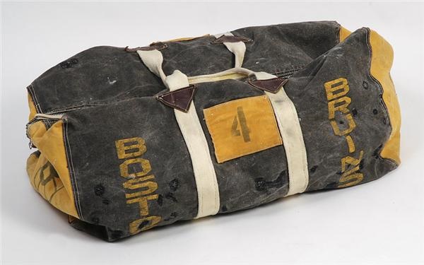 Hockey Equipment - Bobby Orr's Boston Bruins Equipment Bag