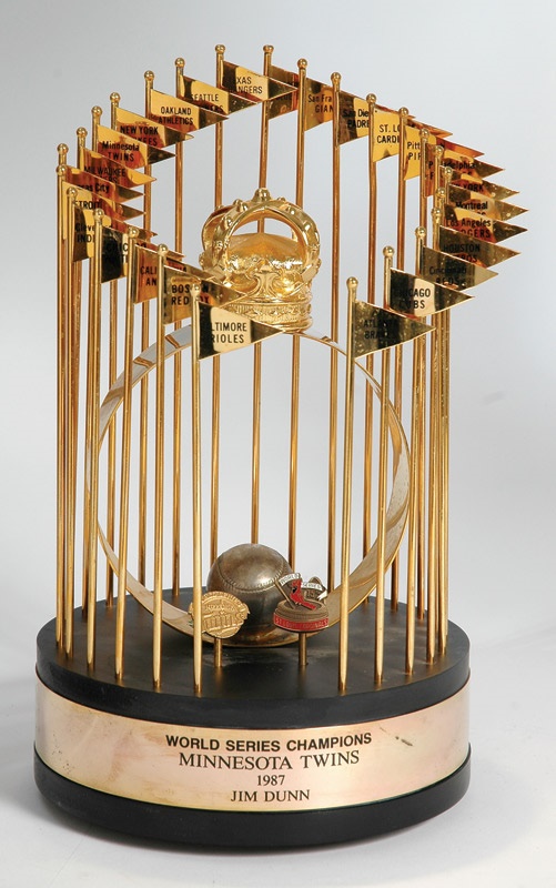 Sports Rings And Awards - 1987 Minnesota Twins World Series Trophy