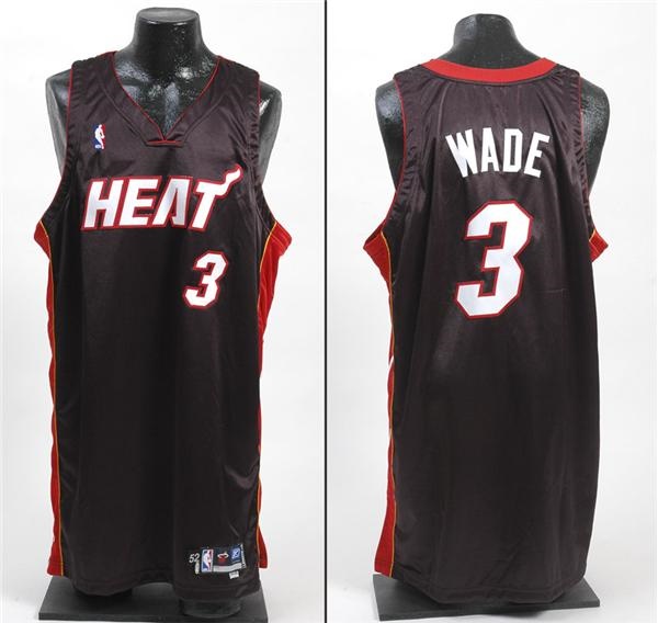 - 2004-05 Dwyane Wade Miami Heat Game Worn Jersey