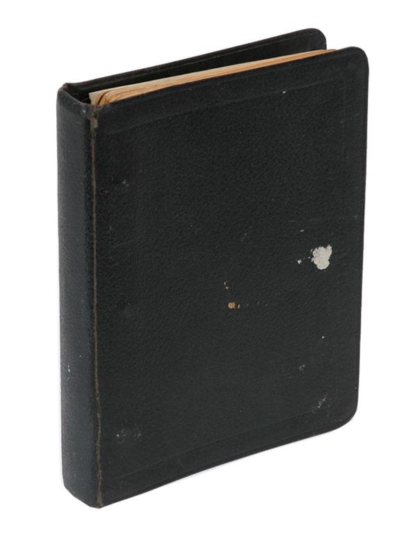 The Dr. James Naismith Collection - James Naismith's "Book To Live By" with Handwritten Notes