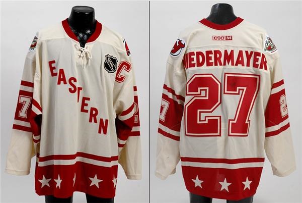 Hockey Equipment - 2004 Scott Niedermayer NHL All-Star Game Used Jersey