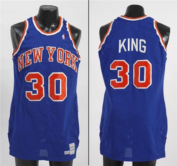 - 1986-87 Bernard King New York Knicks Game Used Jersey
