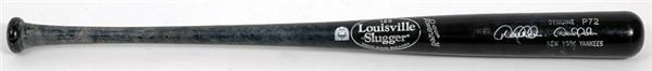 - 2002 Derek Jeter Signed Game Used Bat with Letter From Jeter