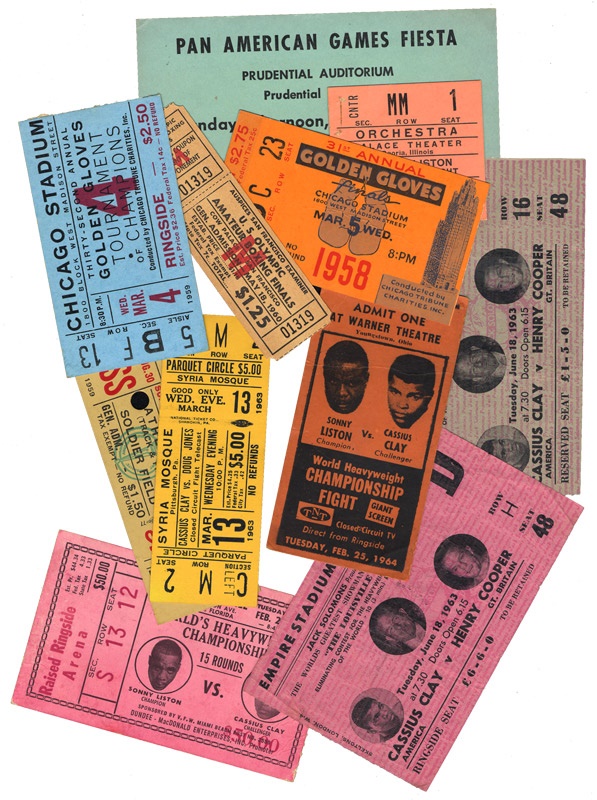 - Cassius Clay Ticket Collection (11)