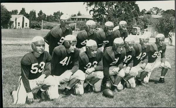Football - 1947 San Francisco 49ers AAFC Team Photo