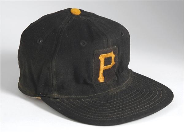 Clemente and Pittsburgh Pirates - Circa 1968 Roberto Clemente Game Used Pittsburgh Pirates Hat