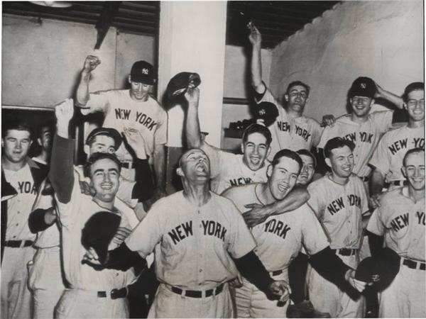 - 1941 NY Yankees Clinch Pennant Wirephoto