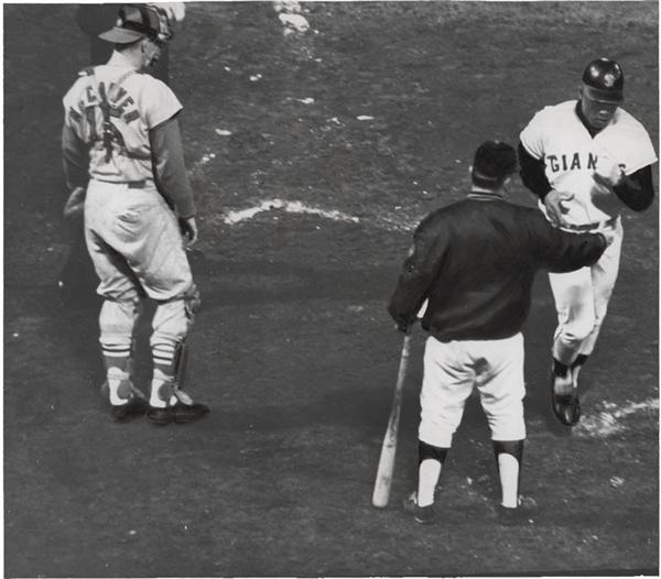 1965 Willie Mays 51st HR Wirephoto