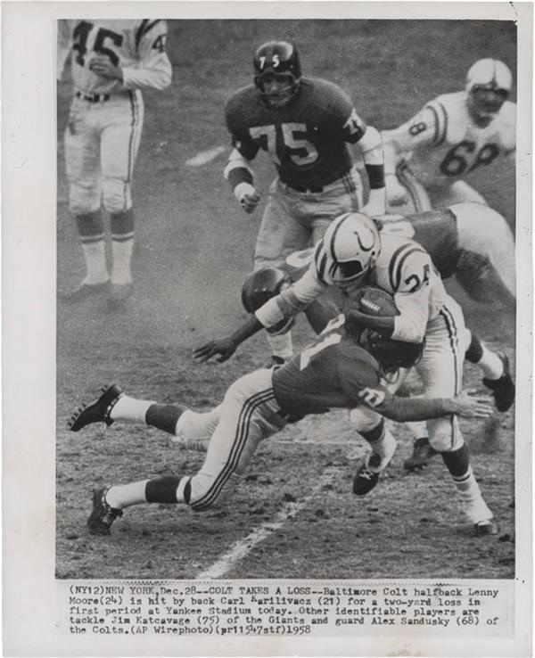 Football - 1958 NFL Championship Game Photo