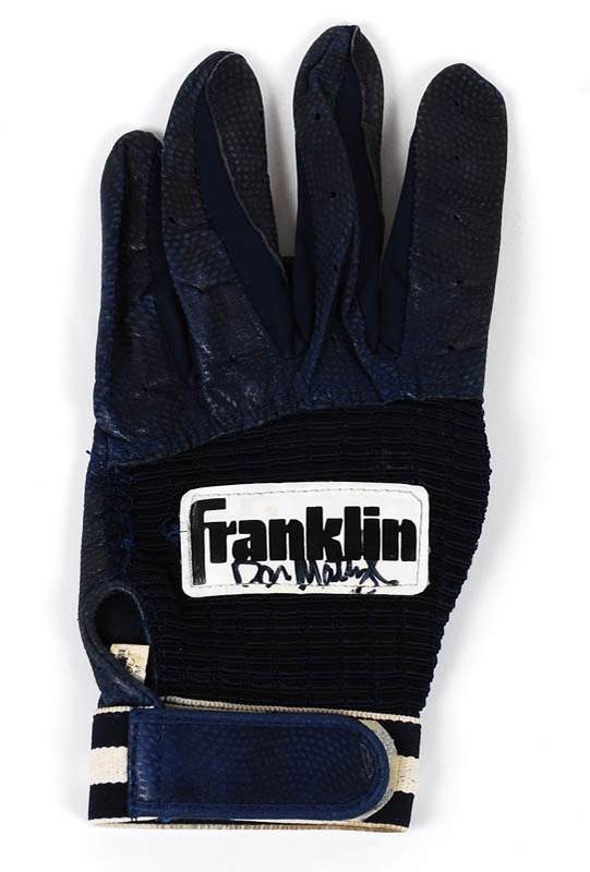 - 1985 Don Mattingly Signed Game Used Batting Glove
