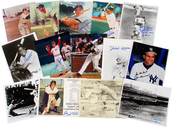 - Baseball Star & Hall of Famer Signed Photos (14)