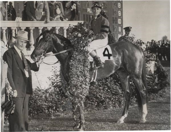 1941 Whirlaway Race Horse Photo