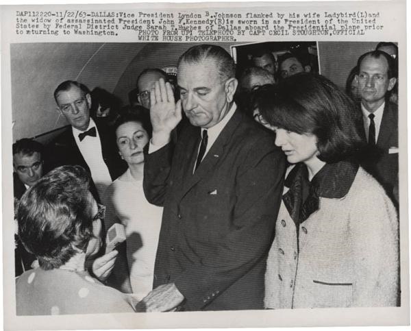 Political - Historic JFK Assassination Wire Photo