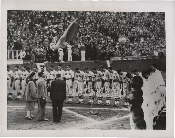 - 1950 Japanese Baseball Team Wire Photo