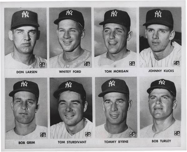 - 1951-1955 Yankees and Dodgers Composite Photos (3)