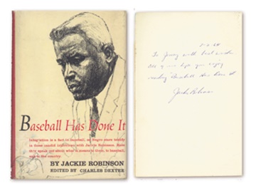 Jackie Robinson - Baseball Has Done It by Jackie Robinson Signed Book