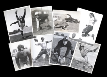 Football - 1910's-40's Fantastic College Football Wire Photograph Collection (70)