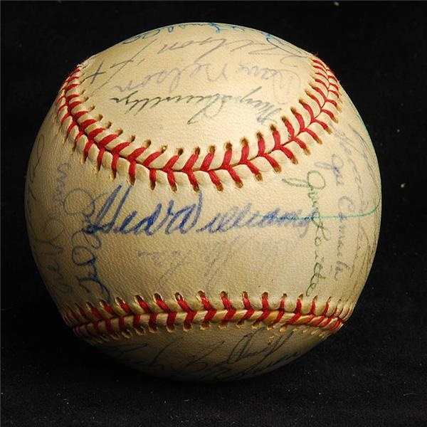 Baseball Autographs - 1972 Texas Rangers 1st Year Team Signed Baseball