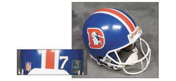 Football - 1990's John Elway  Game Worn Helmet