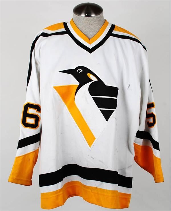 - 1995-96 Sergei Zubov Pittsburgh Penguins Game Worn Jersey