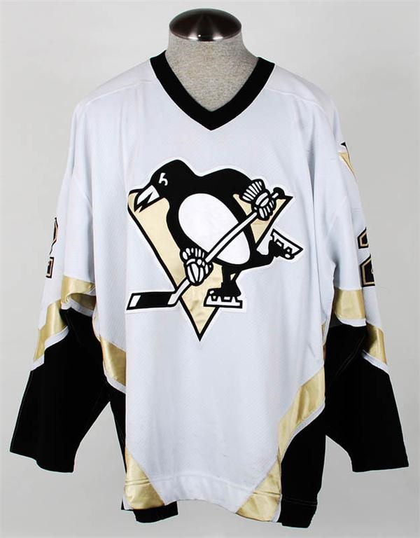 - 2003-04 Josef Melichar Pittsburgh Penguins Game Worn Jersey