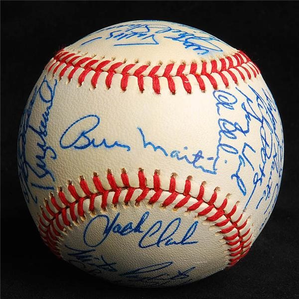- 1988 New York Yankees Team Signed Baseball