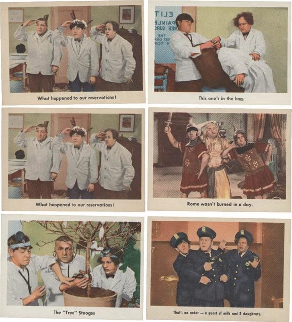 Sports and Non Sports Cards - 1959 Fleer Three Stooges High Grade Cards (42)
