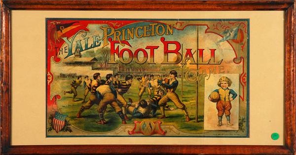 - 1895 Century Yale - Princeton Football Game Cover
