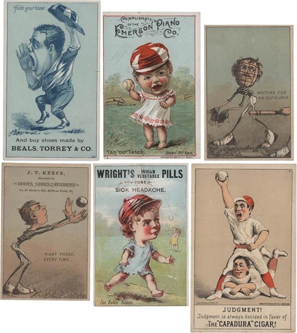 Ernie Davis - (123) 19th Century Baseball Trade Cards