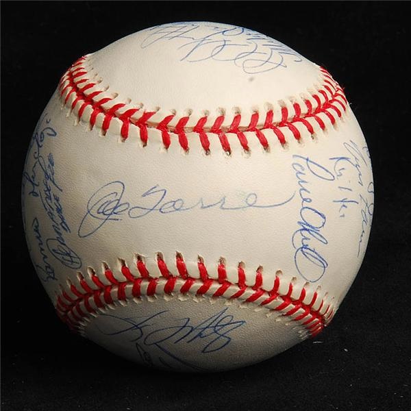 - 1998 New York Yankees World Champions Team Signed Baseball