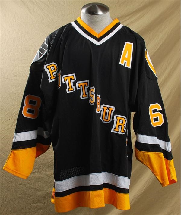 Hockey Equipment - 1996-97 Jaromir Jagr Pittsburgh Penguins Game Worn Jersey