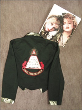 - 1985 Madonna Jacket And Notebook