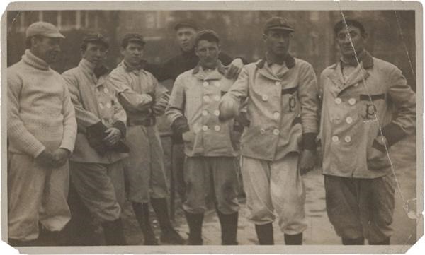 - Circa 1906 Pittsburgh Pirates Photo with Honus Wagner