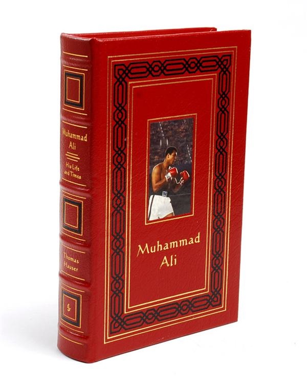- Muhammad Ali Signed Limited Edition Leather Bound Book