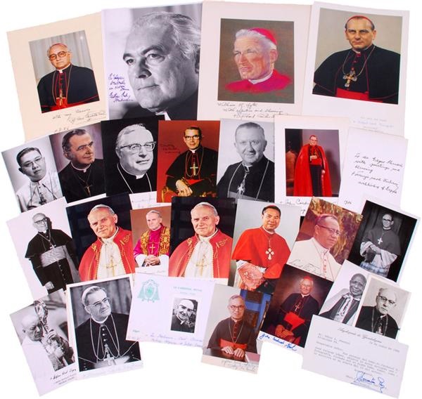 Rock And Pop Culture - 1960s-70s Catholic Religious Leaders Signed Photos and More (80)