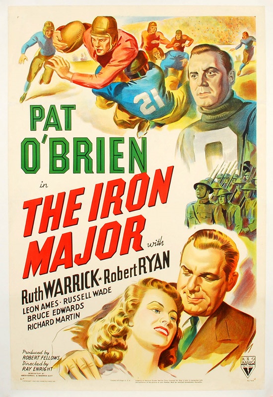 Football - Iron Major Football One Sheet Movie Poster (1943)